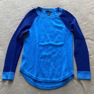 Aqua 100% Cashmere Sweater - Blue XS